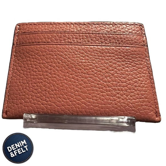 Michael Kors Reed Large Pebbled Leather Card Holder in Primrose | NEW/NWT!! 🩷🩷 - Picture 4 of 15